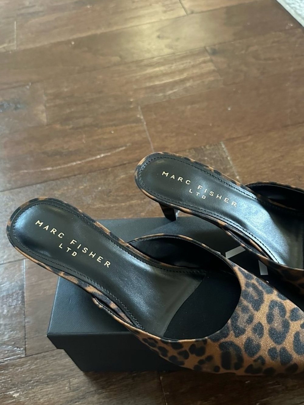 Marc Fisher LTD Rosa Cheetah Print Mule Size 8  Brand New - Picture 9 of 10